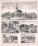 Wm. S. Holman, Ambrose E. Nowlin, Garrett Bosse, Dillsboro Hotel, Leonhard Right, Dearborn County 1875